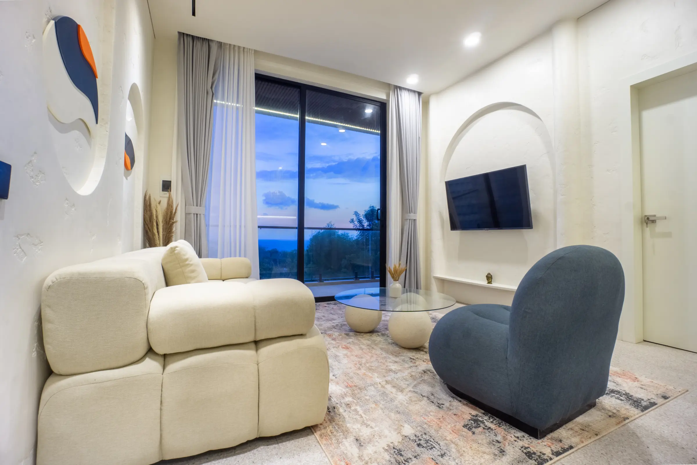 Apartment with Ocean View at White Residence, Kutuh