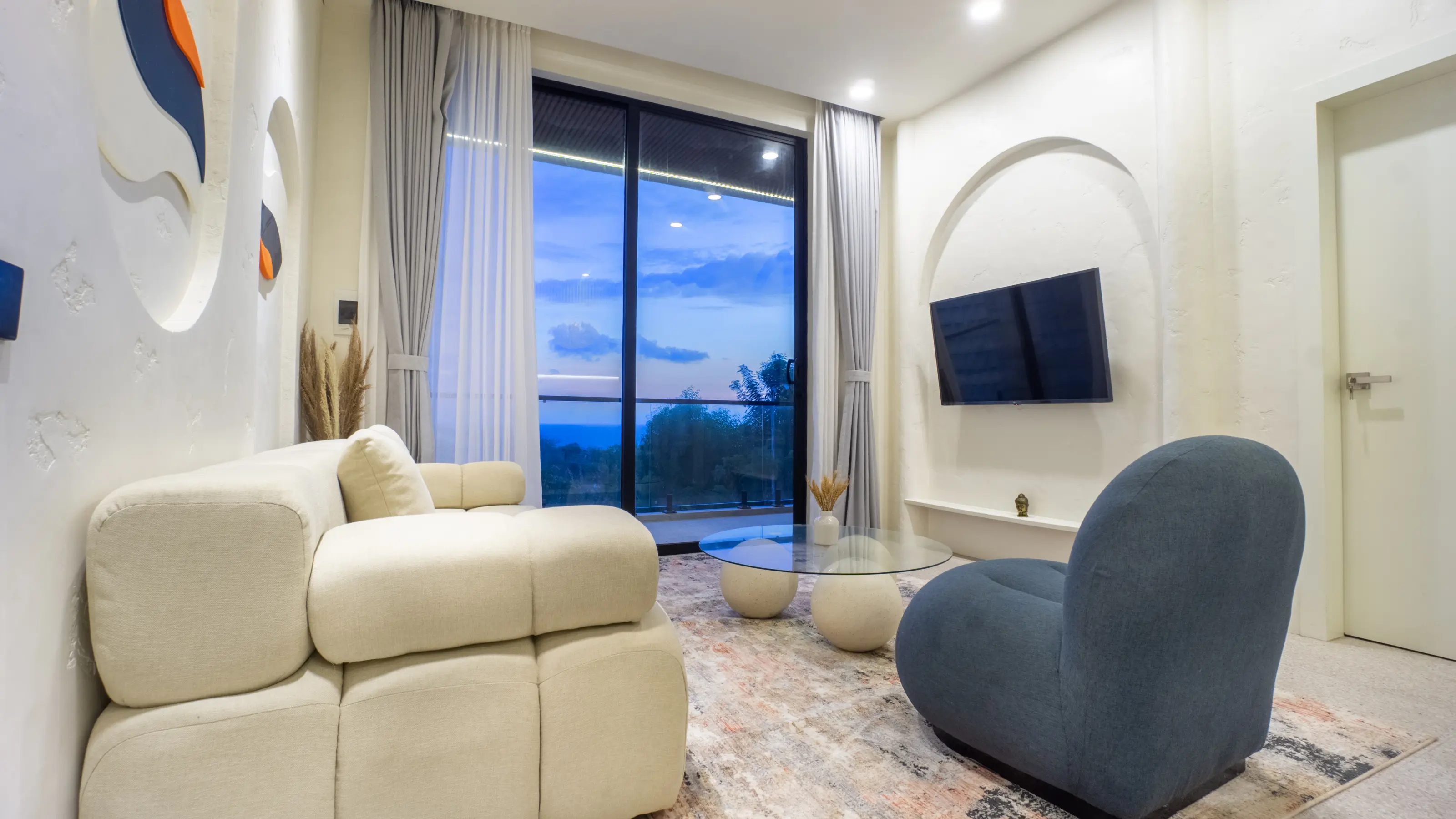 Apartment with Ocean View at White Residence, Kutuh