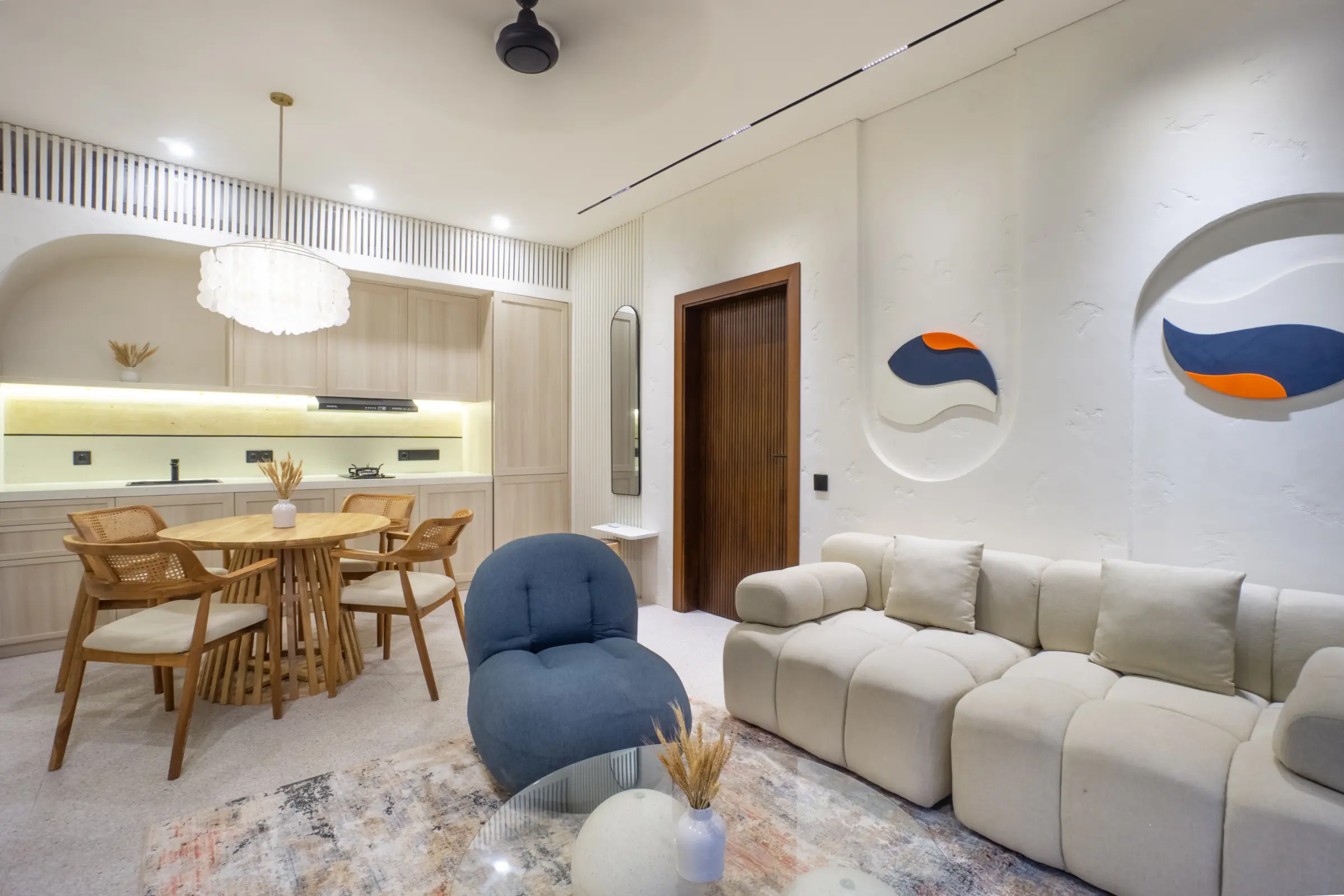 Apartment with Ocean View at White Residence, Kutuh