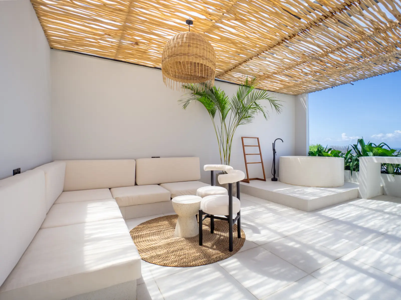 Private rooftop of an Apartment with Rooftop at Rahya Villas