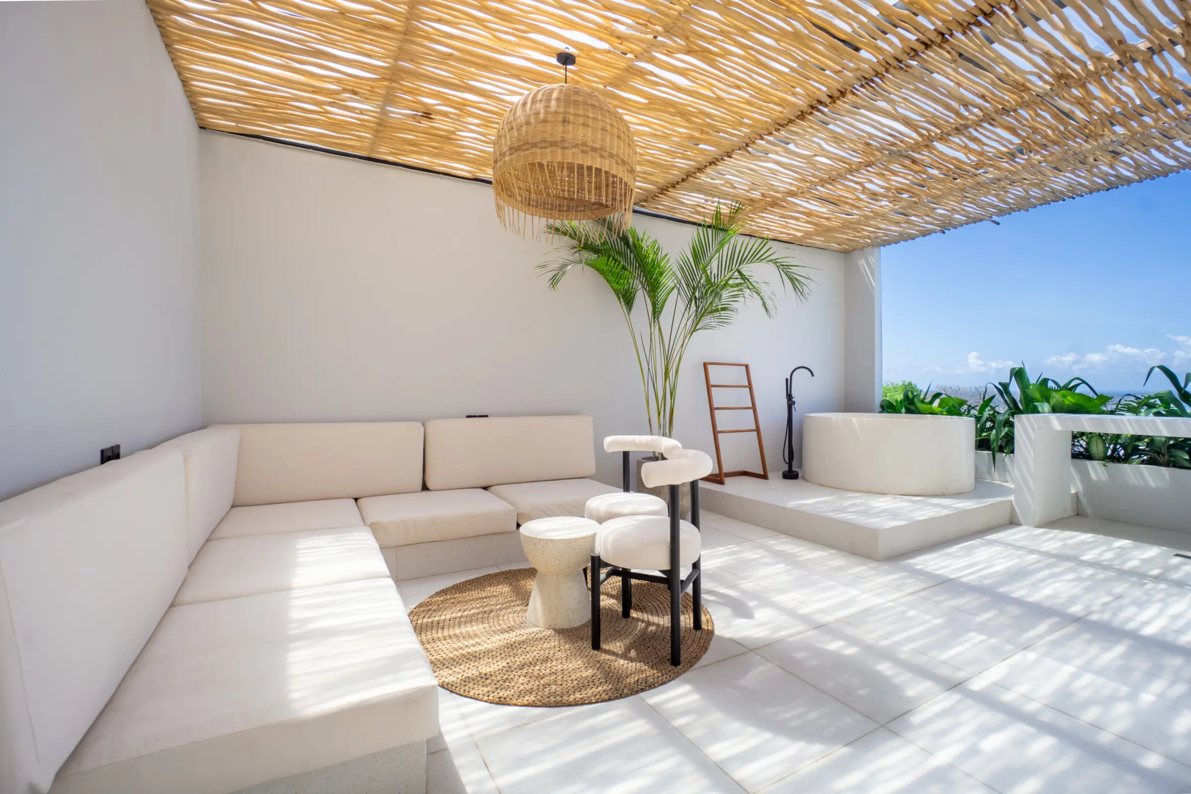 Private rooftop of an Apartment with Rooftop at Rahya Villas