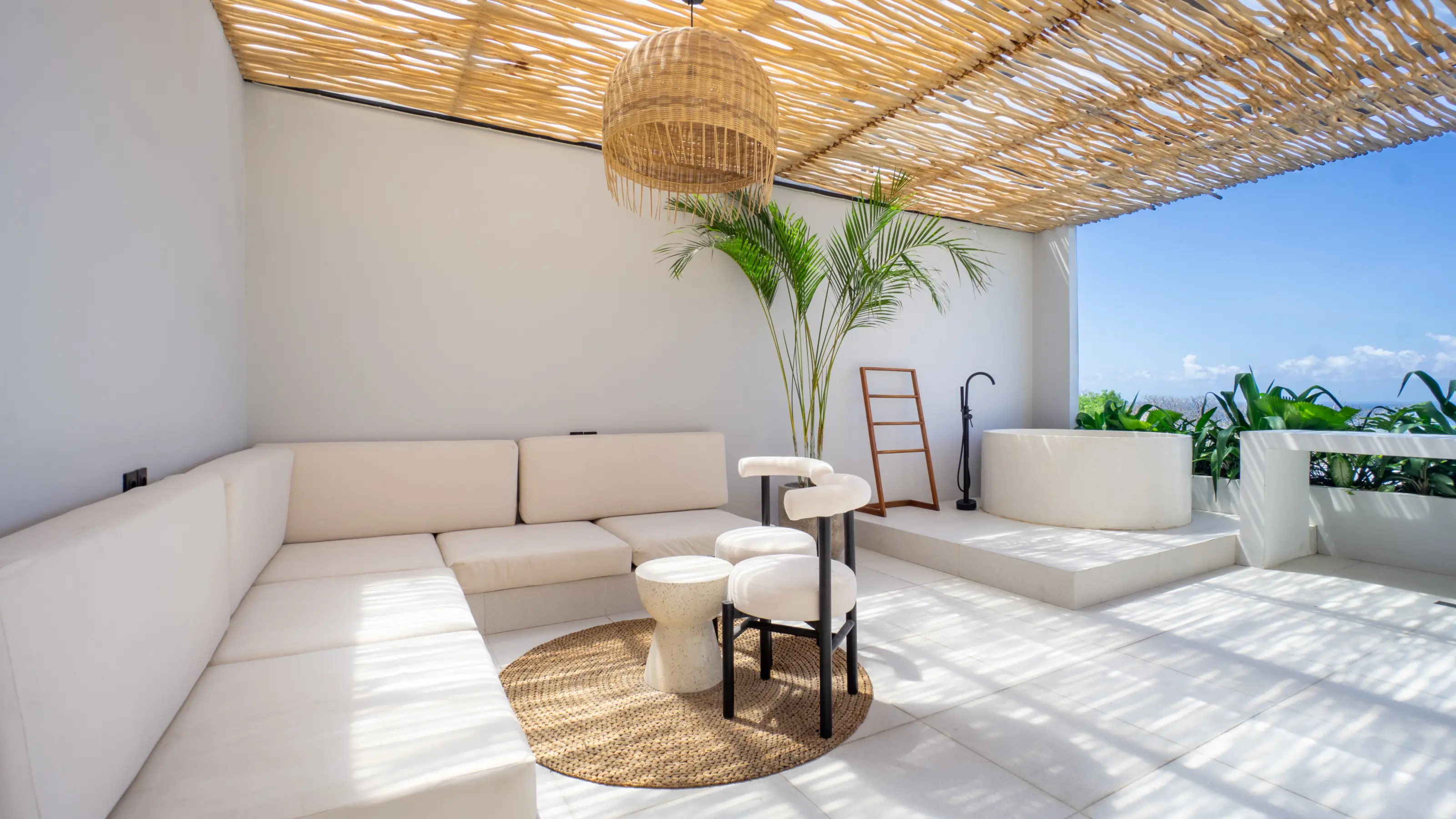Private rooftop of an Apartment with Rooftop at Rahya Villas