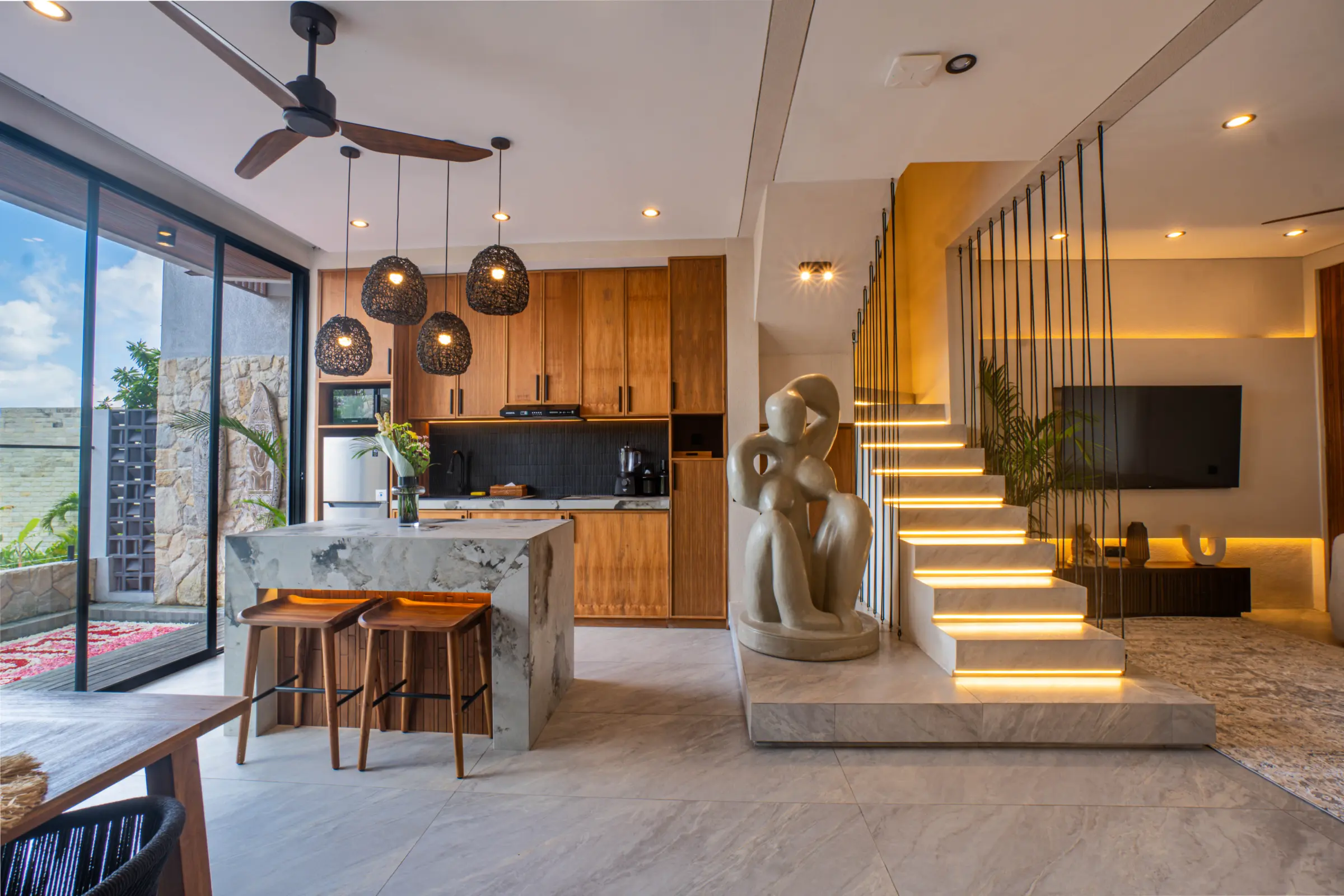 Villa with Ocean View and Rooftop at Rahya Villas